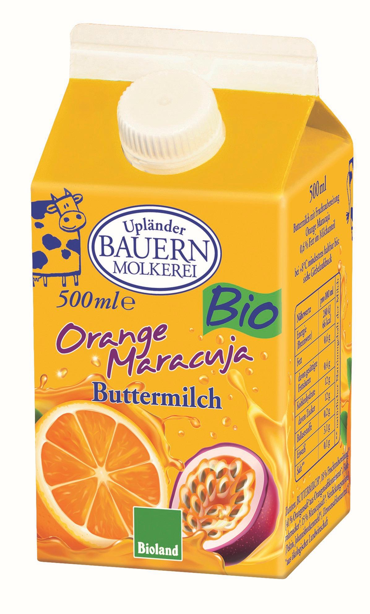 Orange-Maracuja Buttermilch