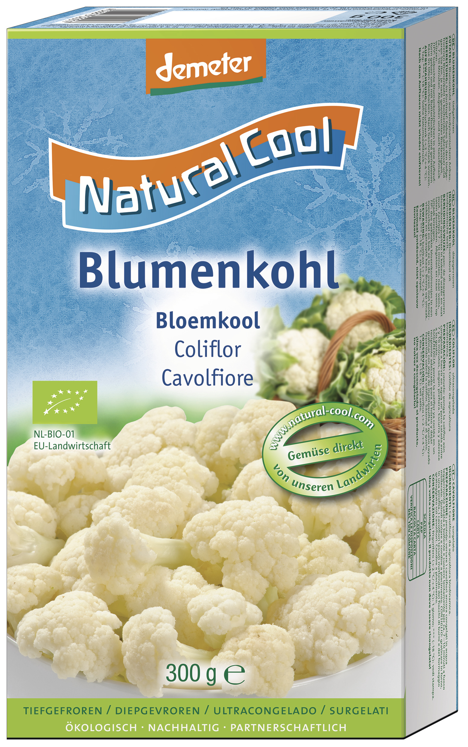 Bio Blumenkohl Tiefkhlware