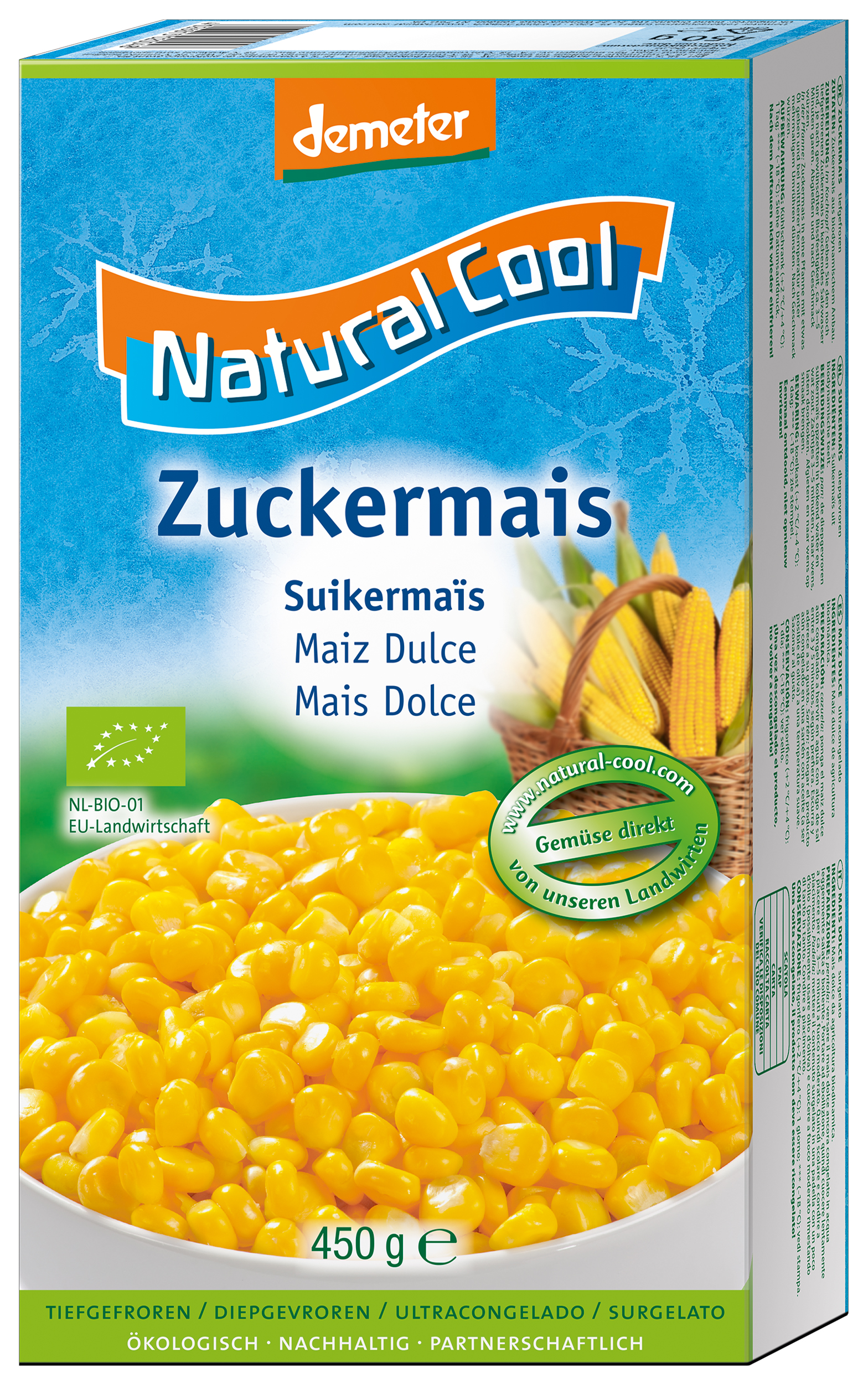 Bio Zuckermais Tiefkhlware
