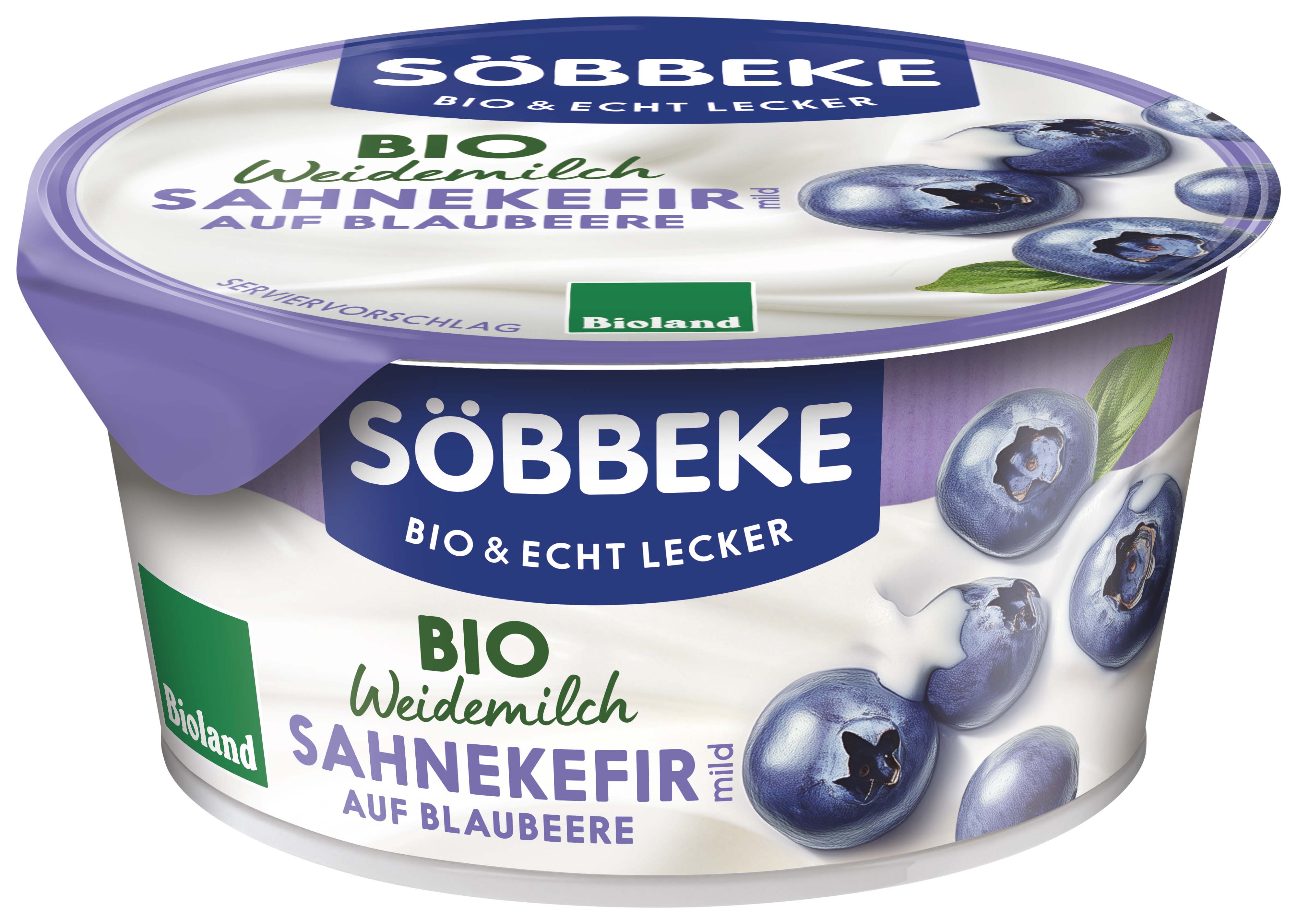 Bio Sahne Kefir Blaubeere Weidemilch