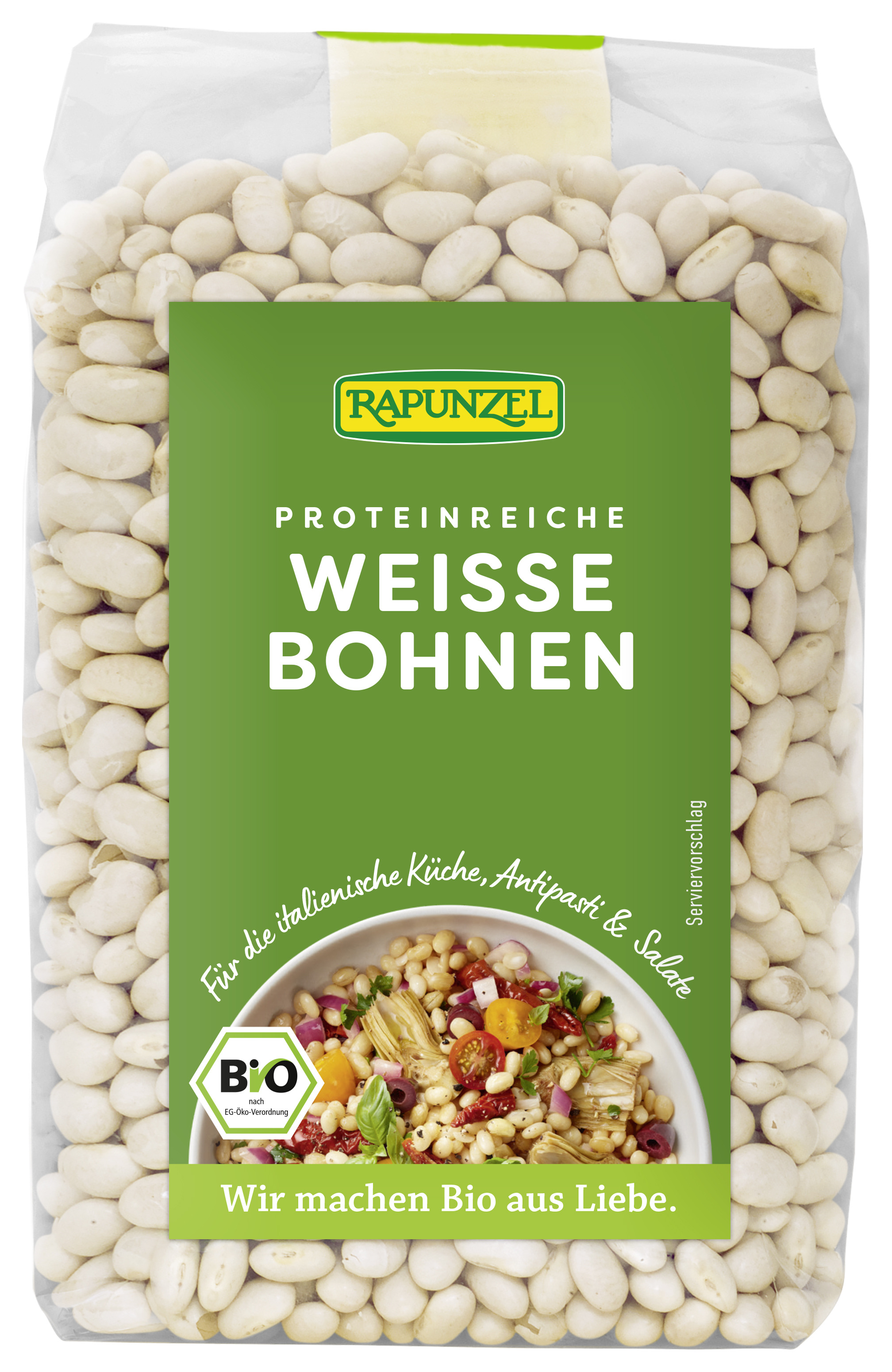 Bio Weie Bohnen getrocknet